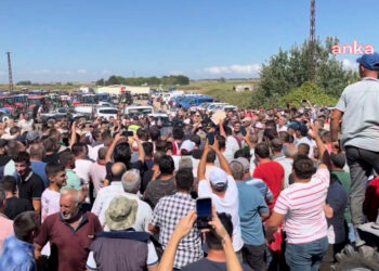 Bursa’da domates üreticileri yolu kapatıp slogan attı: ‘Hükümet istifa’