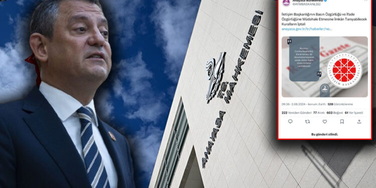 CHP Lideri Özgür Özel'den AYM ve İletişim Başkanlığı Tepkisi: 'Nasıl Bir Memlekette Yaşıyoruz?'