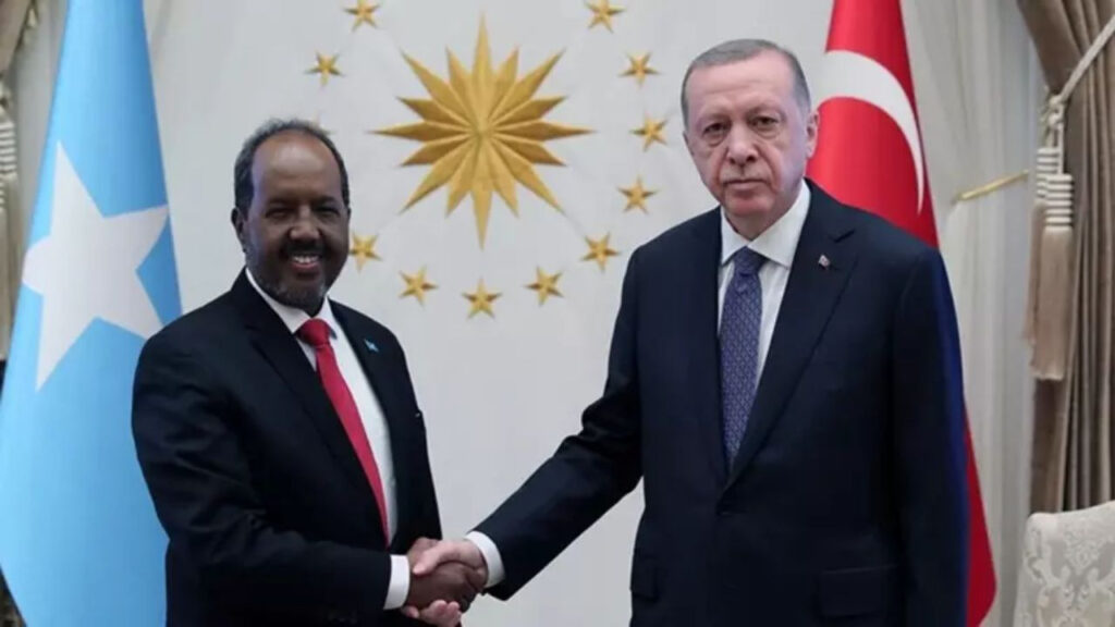 Cumhurbaşkanı Erdoğan'dan Somali Cumhurbaşkanı ile Görüşme