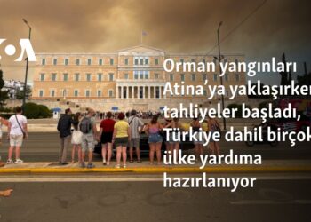 Orman yangınları Atina’ya yaklaşırken tahliyeler başladı, Türkiye dahil birçok ülke yardıma hazırlanıyor