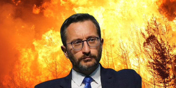 Fahrettin Altun Açıkladı: Ülke Genelinde 72 Noktada Yangın Çıktı