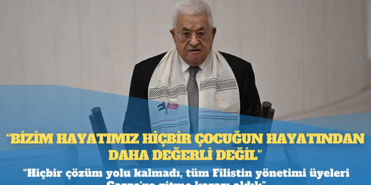 Filistin Devlet Başkanı Abbas: Hiçbir çözüm yolu kalmadı, tüm Filistin yönetimi üyeleri Gazze’ye gitme kararı aldık