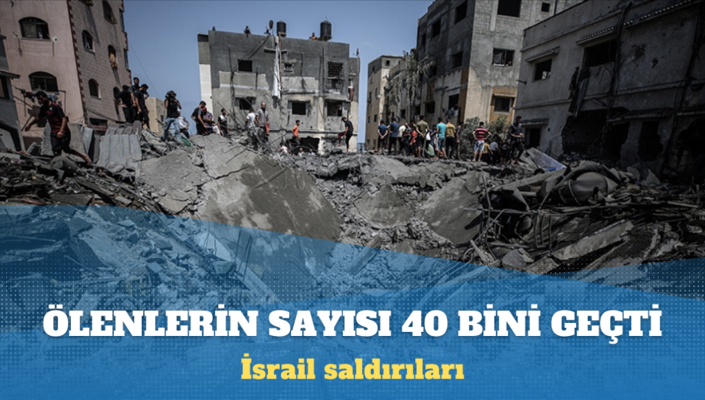 Gazze Sağlık Bakanlığı: İsrail saldırılarında ölenlerin sayısı 40 bini geçti