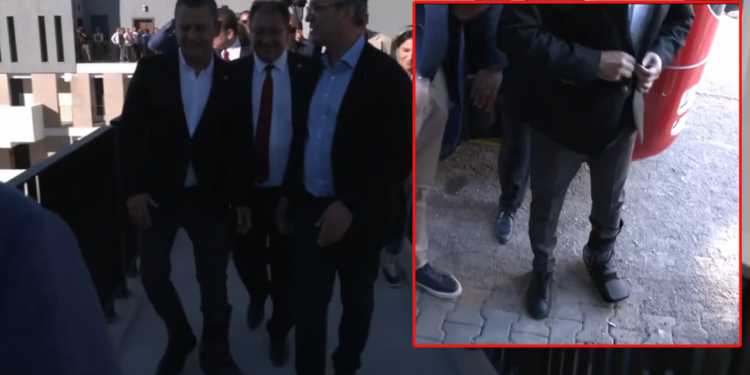 Hacı Bektaş Veli Anma Törenleri... Özgür Özel, Ayağında Yürüme Botuyla Geldi