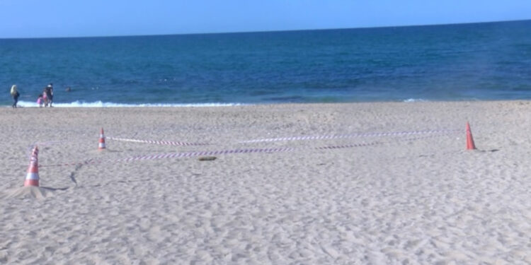 Halk Plajında Patlamamış Havan Mermisi Bulundu