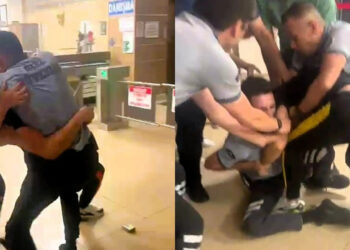 Hastanede Utandıran Görüntüler! Gazinin Boğazını Sıkıp Yere Yatırdılar