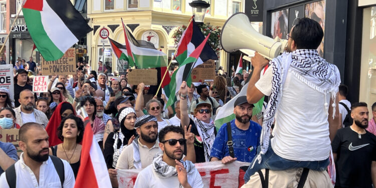 Hollanda'da Filistin'e Destek Gösterisi Düzenlendi