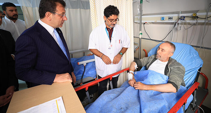 İmamoğlu, metrobüs kazasında yaralananları hastanede ziyaret etti: “Yanlarında olacağız”