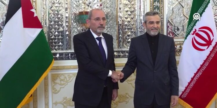 İran Dışişleri Bakan Vekili Ali Bakıri, Ürdün Dışişleri Bakanı ile görüştü