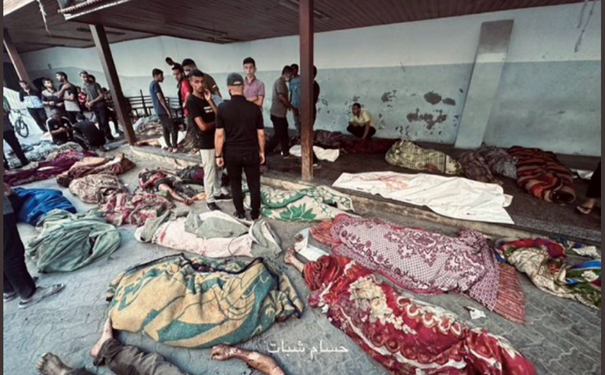 İsrail bu sabah Gazze’de sığınmacılarla dolu okulu vurdu: 100’den fazla ölü