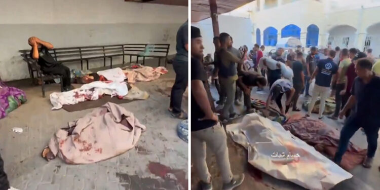 İsrail ordusu, okulu bombaladı: En az 100 sivil hayatını kaybetti