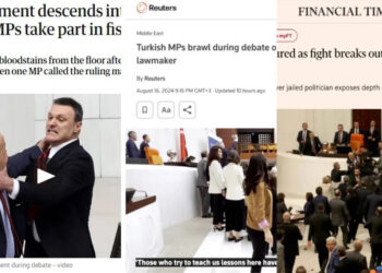 Meclis’te kan döken AKP’li Alpay Özalan dünya basınında