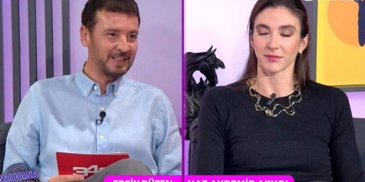 Nevşin Mengü'yü Naz Akdemir Akyol ile yaptığı söyleşiden kesip, Ersin Düzen montajladılar