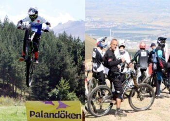 Palandöken'de Downhill Türkiye Şampiyonası düzenlendi