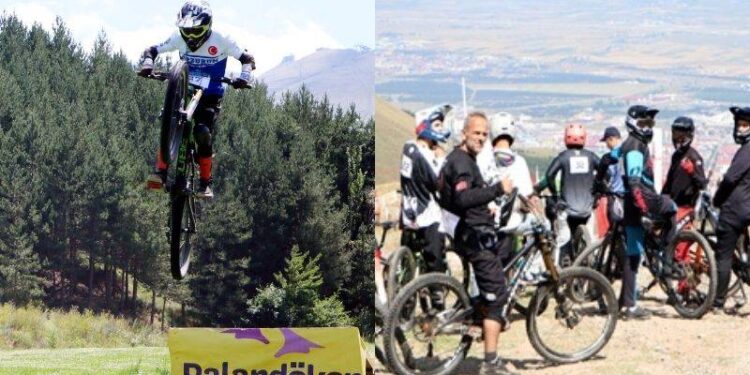 Palandöken'de Downhill Türkiye Şampiyonası düzenlendi