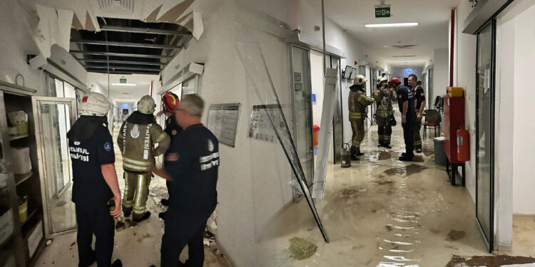 Prof. Dr. Murat Dilmener Hastanesi'nde Tavan Çöktü, Bebekler Ölümden Döndü