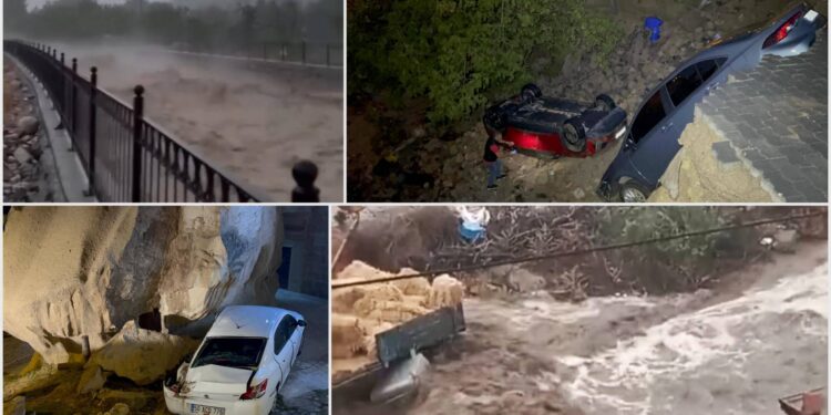 Sivas, Kayseri, Kırşehir ve Nevşehir'de şiddetli yağmur sele neden oldu; Kırşehir'de sele kapılan çoban öldü, Kayseri'de 1 kişi kayıp