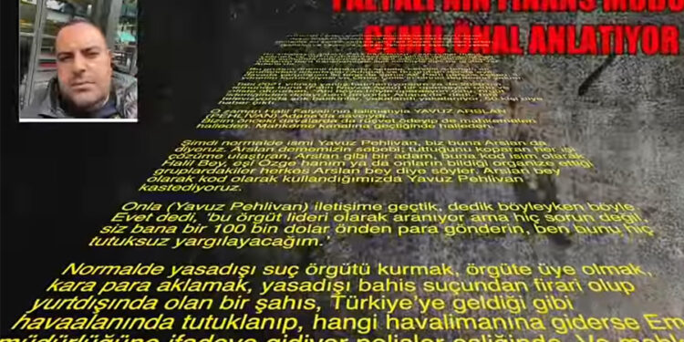 Skandal ses kaydı: Halil Falyalı’nın finans müdürü, ‘Aslan’ kod adlı savcıya milyonlarca dolar rüşvet vermiş