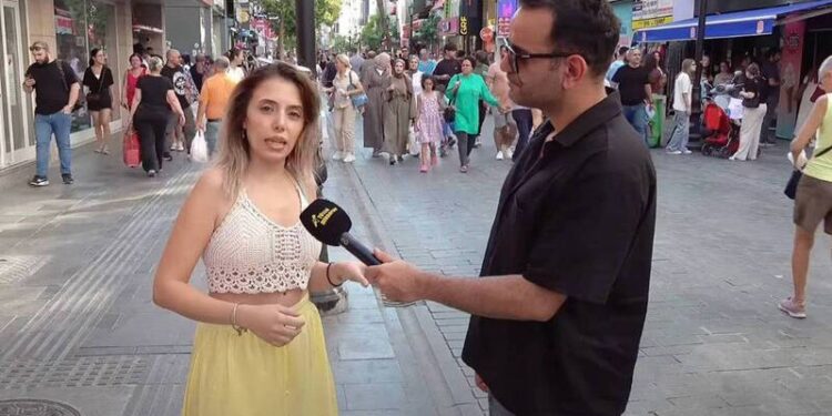 Sokak röportajı nedeniyle tutuklanan Dilruba Kayserilioğlu, kimseye haber verilmeden serbest bırakıldı