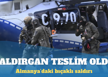 Solingen’de üç kişiyi öldüren saldırgan teslim oldu