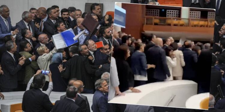 TİP Milletvekili Sera Kadıgil: Bu faşist sürüsü, DEM Parti Grup Başkanvekili Gülistan Kılıç Koçyiğit’in kaşını yardı!