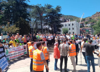 Tokat’ta köylüler maden arama çalışmasını protesto etti: 30’a yakın köy susuz kalacak