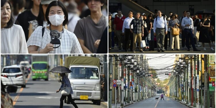 Tokyo'da temmuzda 123 kişi sıcak çarpmasından öldü