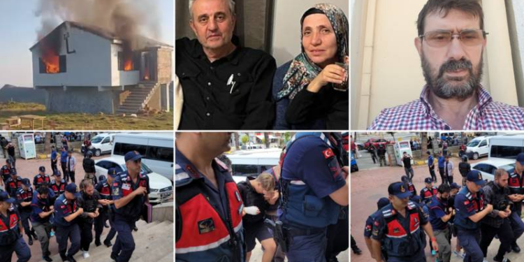 Trabzon’da 3 kişinin öldürülüp, evinin ateşe verildiği olayda, gözaltına alınan 3 şüpheli tutuklandı