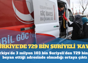 Türkiye’de 729 bin Suriyeli ‘kayıp’