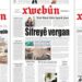 Xwebûn gazetesi 'Kurtlar Sofrası' manşetiyle çıktı