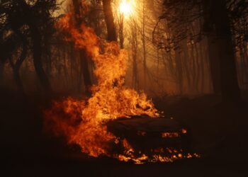 Yunanistan'ın Varnava bölgesinde çıkan yangın nedeniyle 9 köy tahliye edildi