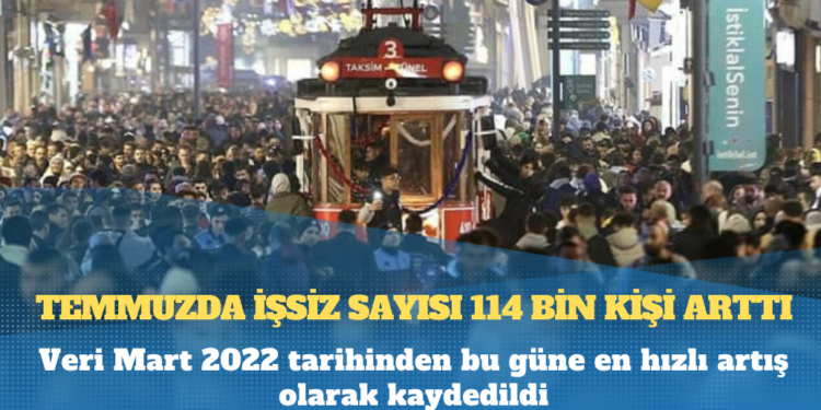İŞKUR: Temmuzda işsiz sayısı 114 bin kişi arttı