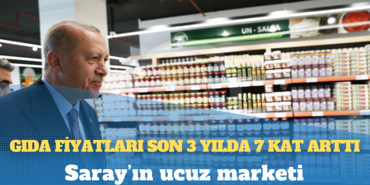 Saray’ın ucuz marketi: Gıda fiyatları son 3 yılda 7 kat arttı