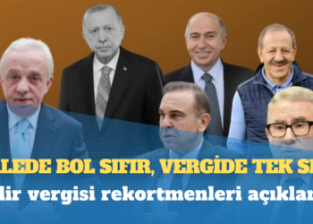Gelir vergisi rekortmenleri açıklandı: Listede Saray’a yakın müteahhitlerin hiçbiri yer almadı