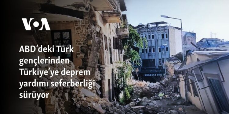 ABD’deki Türk gençlerinden Türkiye’ye deprem yardımı seferberliği sürüyor