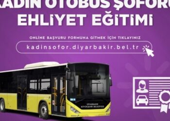Amed’de ‘Kadın Otobüs Şoförü Ehliyet Eğitimi’ projesi