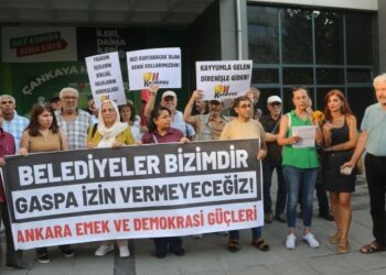 Kayyıma karşı yapılan eylemde tecrit vurgusu