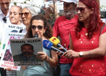 ‘F Oturması’nda hasta tutsak İsmail Tüzün için özgürlük istendi