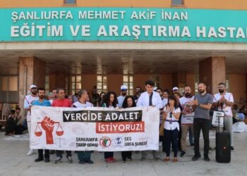 Sağlık emekçileri vergide adalet istiyor