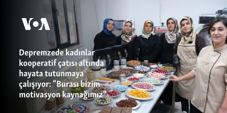 Depremzede kadınlar kooperatif çatısı altında hayata tutunmaya çalışıyor: “Burası bizim motivasyon kaynağımız”