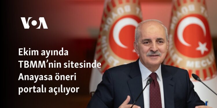 Ekim ayında TBMM’nin sitesinde Anayasa öneri portalı açılıyor