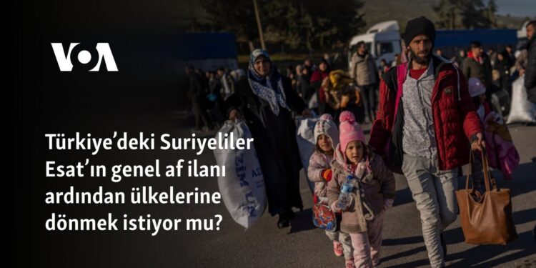 Türkiye’deki Suriyeliler Esat’ın genel af ilanı ardından ülkelerine dönmek istiyor mu?