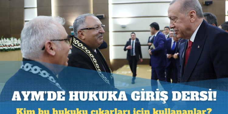 AYM Başkanı ‘yemin töreni’nde konuştu: Hukuku kendi çıkarları doğrultusunda kullananlardan taraf olmayın