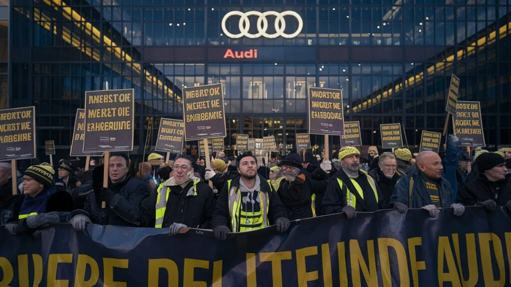 Belçika'da Audi İşçileri Anahtarlara El Koydu!