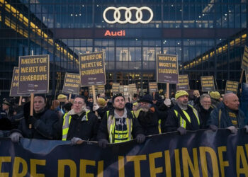 Belçika'da Audi İşçileri Anahtarlara El Koydu!