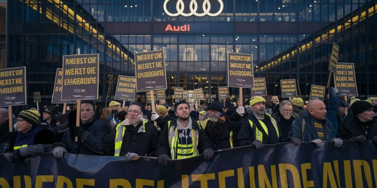Belçika'da Audi İşçileri Anahtarlara El Koydu!