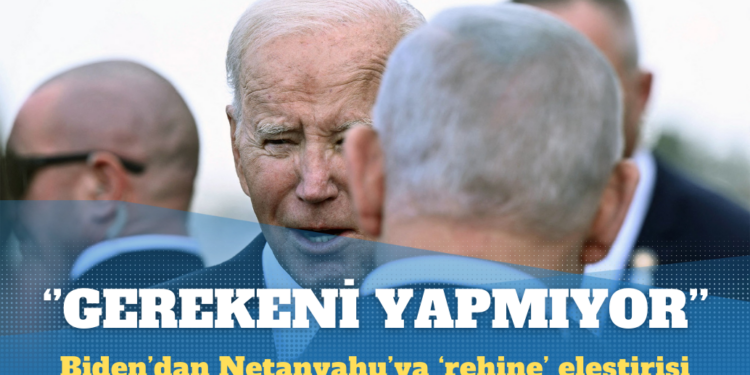 Biden: Netanyahu rehineler için gerekeni yapmıyor