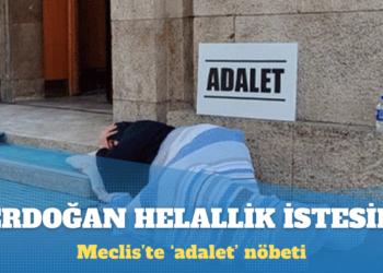 Bir anne Meclis’e sığındı: Erdoğan helallik istesin