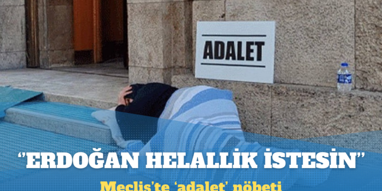 Bir anne Meclis’e sığındı: Erdoğan helallik istesin