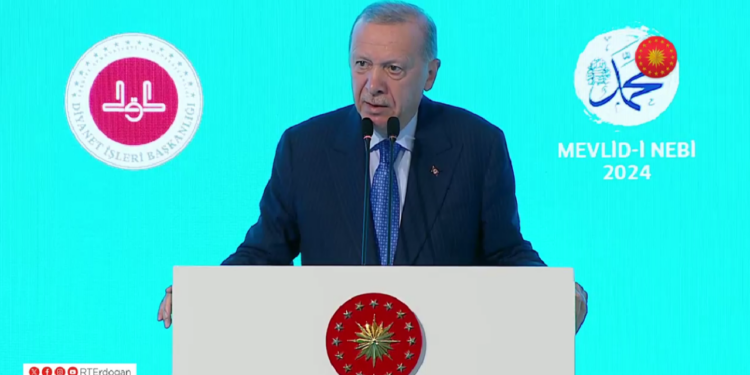 Cumhurbaşkanı Erdoğan Mevlid-i Nebi Haftası Açılış Programında Açıklamalarda Bulunuyor